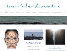 Tablet Screenshot of innerharboracupuncture.com